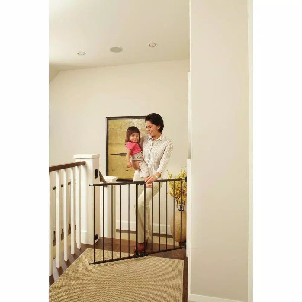 Unbranded North States Easy Swing and Lock Safety Gate, Hardware Mount, Bronze