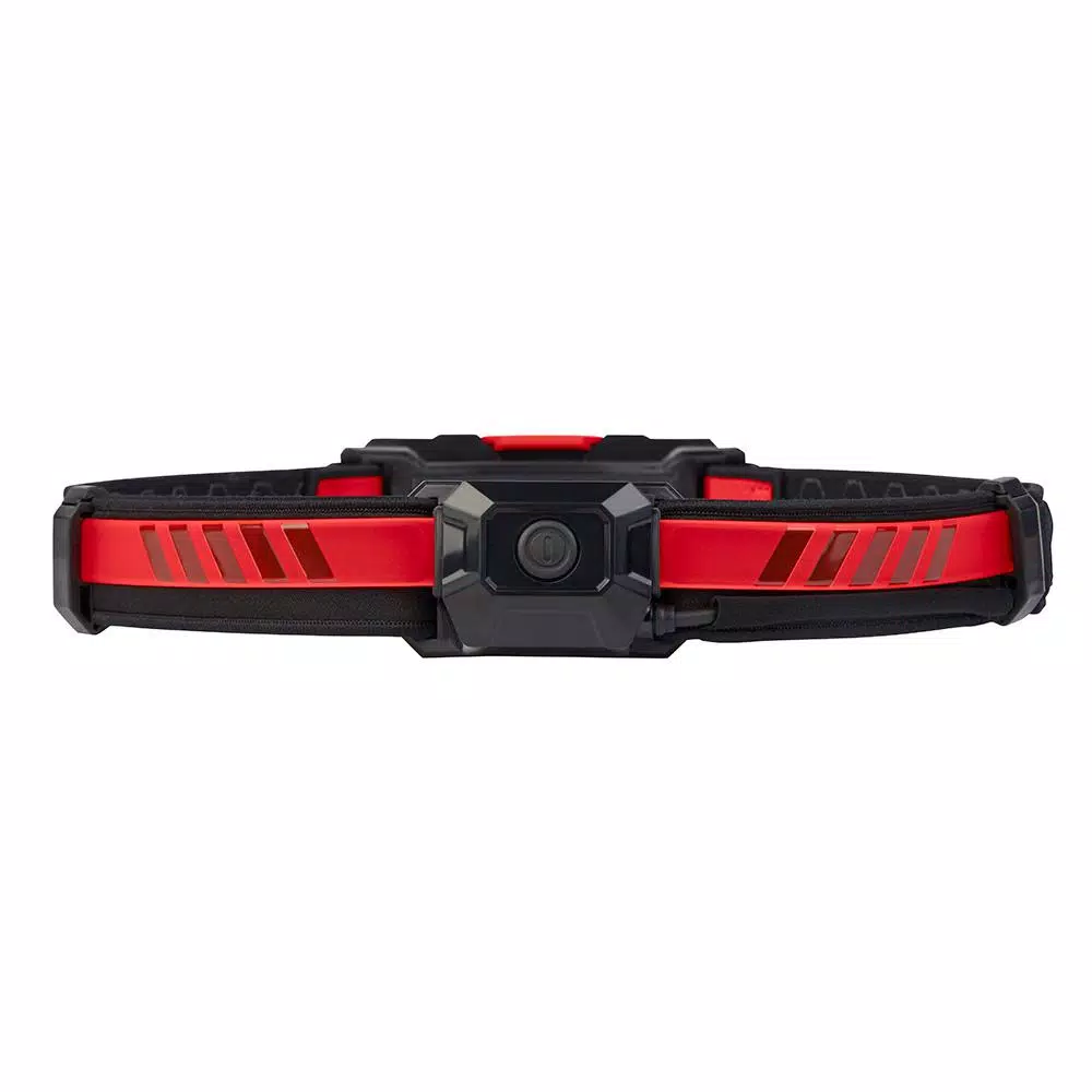 Milwaukee BEACON™ USB Rechargeable Hard Hat Headlamp, 600 Lumens, 360-Degree Visibility