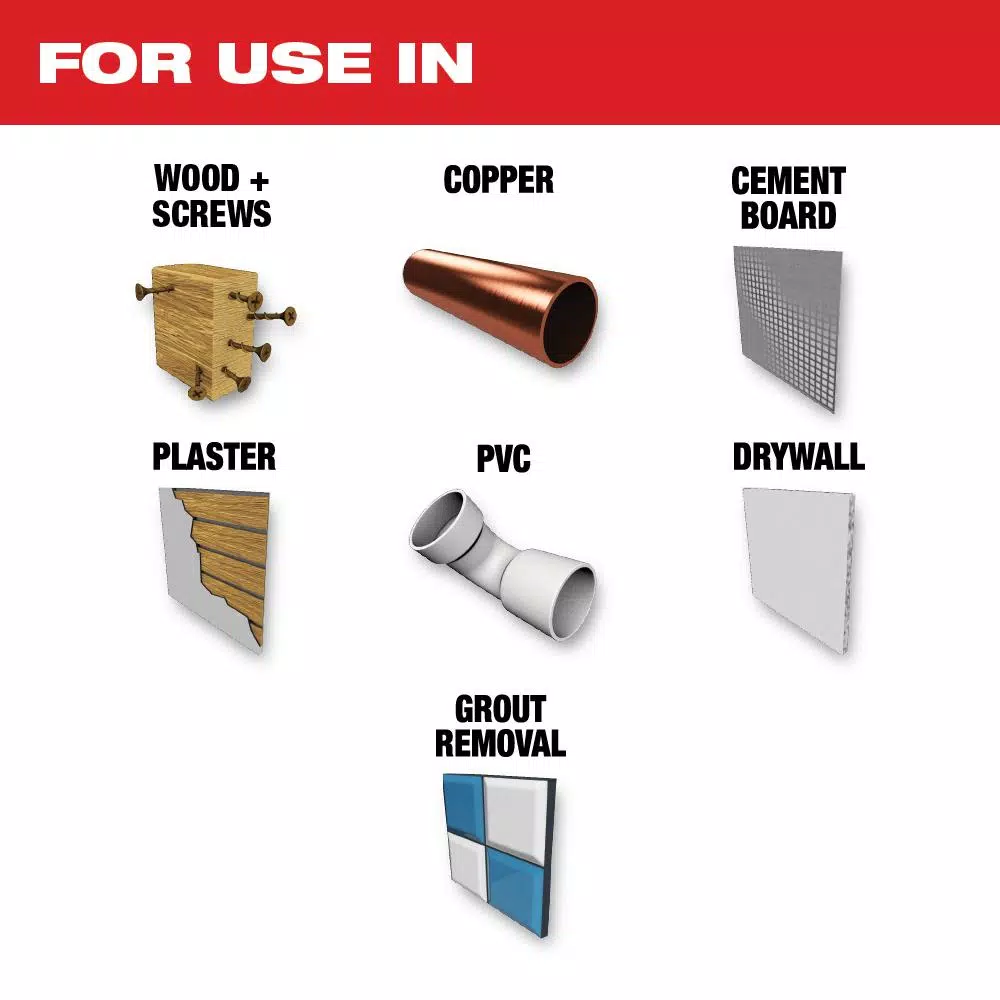 Milwaukee 1-3/8 in. Carbide Universal Fit Extreme Wood/Metal Oscillating Multi-Tool Blade (3-Pack)