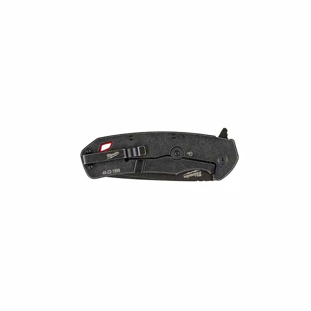 Milwaukee Hardline 3.5 in. D2 Steel Smooth Blade Folding Pocket Knife