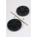 Toter Replacement Wheel Kit for Toter 96 Gallon Two Wheel Trash Cans thumbnail 1