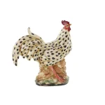LITTON LANE 14 in. Colorful Rooster Decorative Ceramic Figurine - Farmhouse Style thumbnail 3