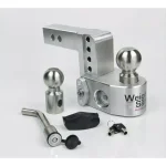 Weigh Safe Weigh-Safe 4 in. Drop Adjustable Class V Ball Mount with Built-in Hydraulic Scale thumbnail 1