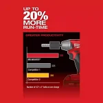 Milwaukee M18 FUEL ONE-KEY 3/8 in. Compact Impact Wrench with Friction Ring (Tool-Only) thumbnail 6