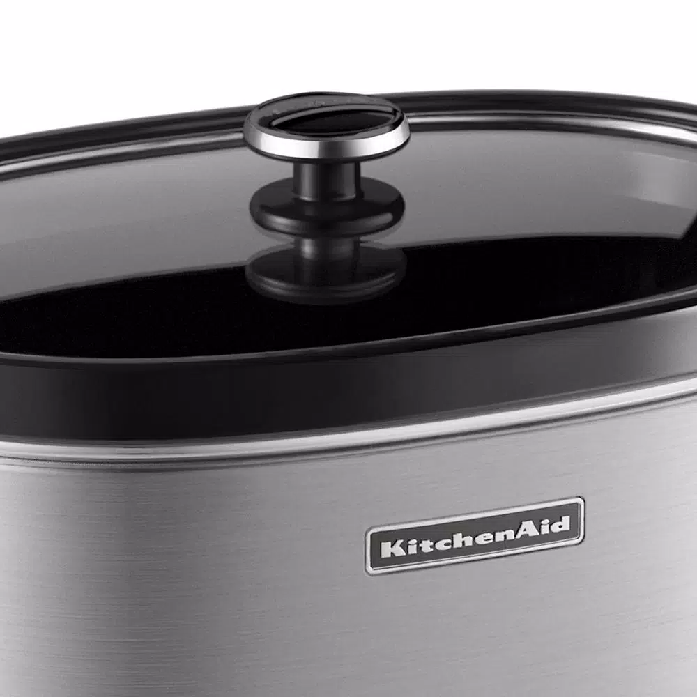 KitchenAid 6 Qt. Programmable Stainless Steel Slow Cooker with Digital Timer