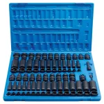 GP 81-Piece 3/8 in. Drive Impact Socket Set, Metric and SAE, Chrome-Molybdenum Steel thumbnail 2