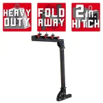 Detail K2 4-Bike Hitch Mounted Bike Rack, 300 lbs Capacity, 2 in. Receiver, Black thumbnail 1