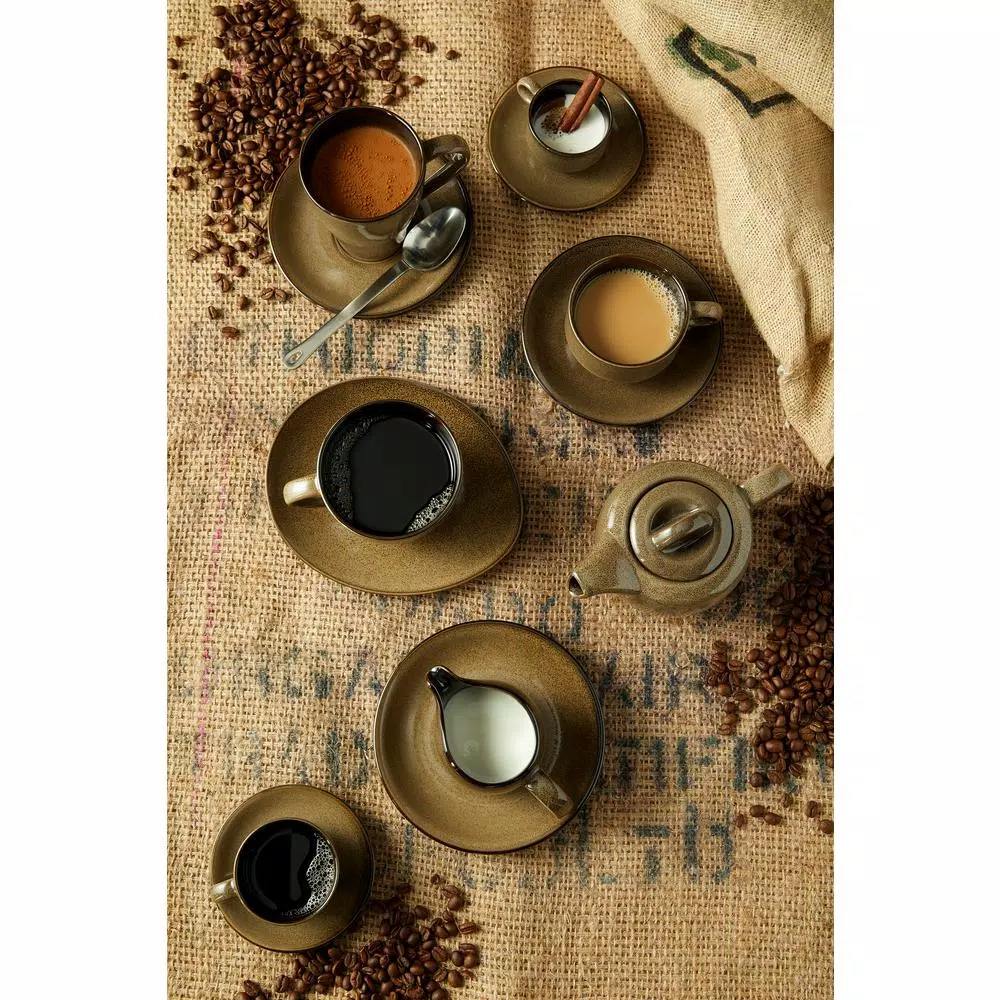 Oneida Rustic Collection White Chestnut Porcelain Creamers, 6 oz. (Set of 24)