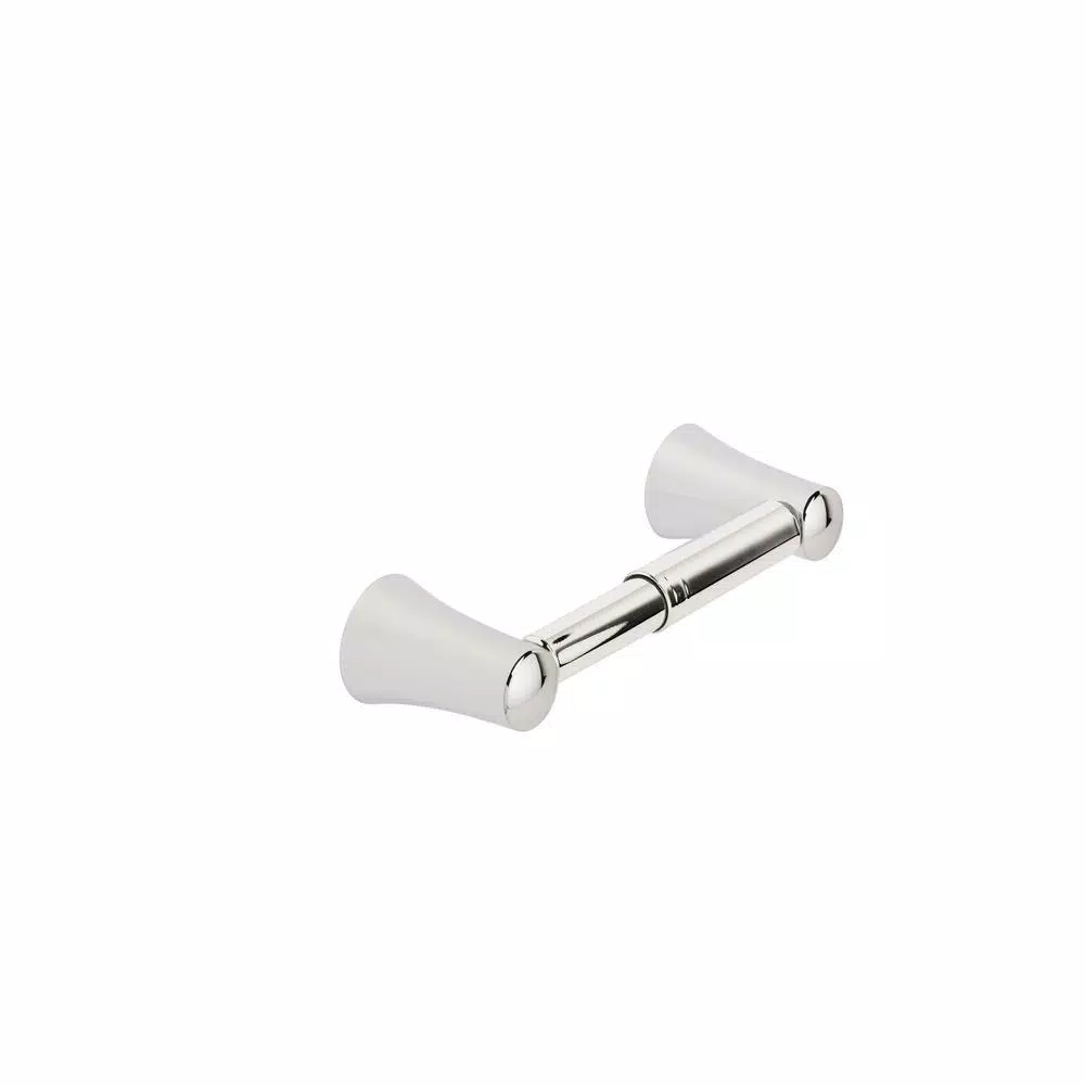 Ponte Giulio 3-Piece Column Bath Hardware Set with Expandable Toilet Paper Holder, Polished Nickel