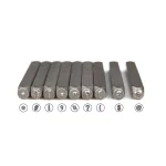 TEKTON 5/32 in. Punctuation Stamp Set, 9-Piece Alloy Steel Punch Set thumbnail 8