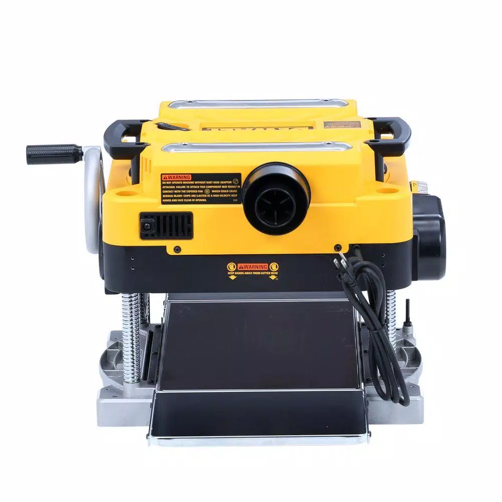 DEWALT 13 in. Heavy-Duty 2-Speed Thickness Planer with 3-Knife Cutterhead and Tables