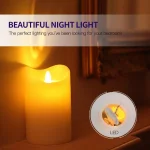 Novelty Place Flickering LED Candles, Lifelike Swinging Flame Flameless Battery Powered Warm White thumbnail 5