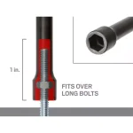 TEKTON 1/2 in. Nut Driver with Patented Three-Sided Handle thumbnail 13