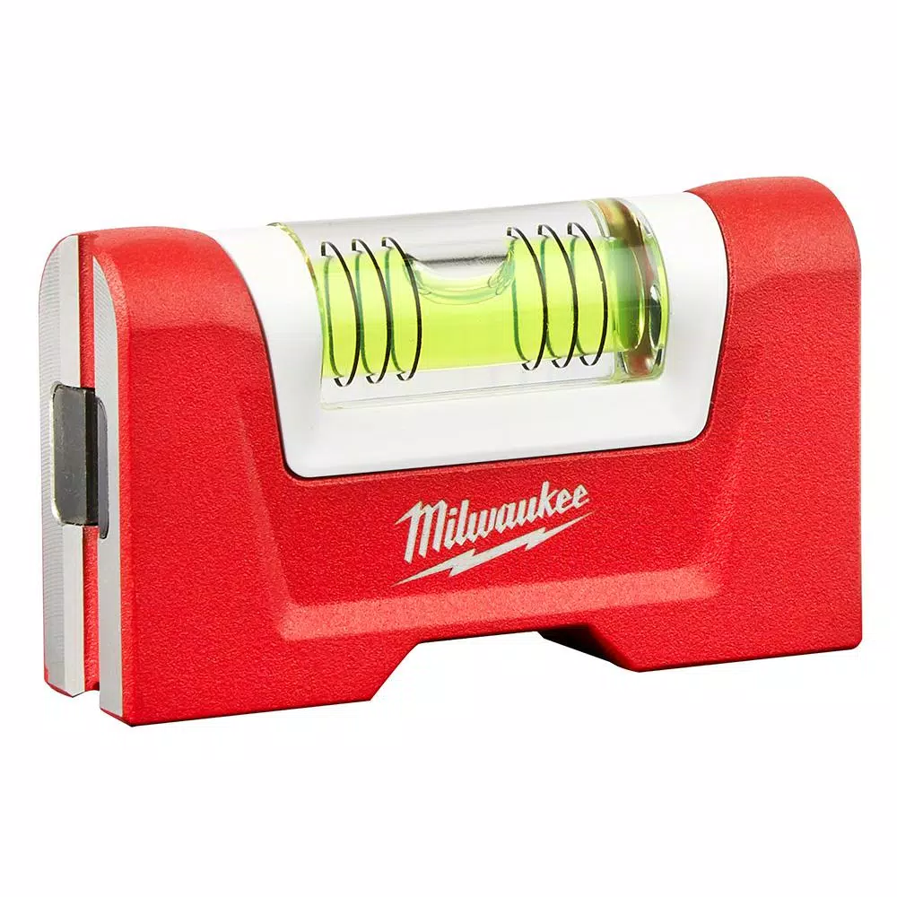 Milwaukee 3 in. Compact Torpedo Pocket Level with SHARPSITE™ Magnified Vial Technology