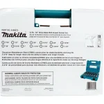 Makita 1/2 in. 6-Point Fractional Deep Impact Socket Set, 14-Piece thumbnail 7