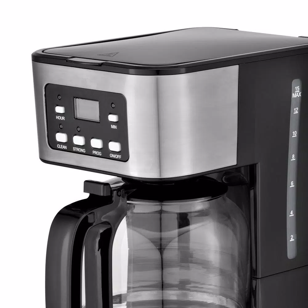 Brentwood Appliances Brentwood 12-Cup Digital Coffee Maker, Black