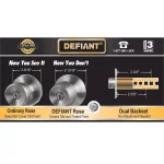 Defiant Saturn Stainless Steel Entry Combo Pack with Deadbolt thumbnail 3