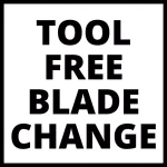 Einhell PXC 18V Cordless Reciprocating Saw, 2600 SPM, 1 in. Stroke with 6 in. Wood Blade (Tool Only) thumbnail 4