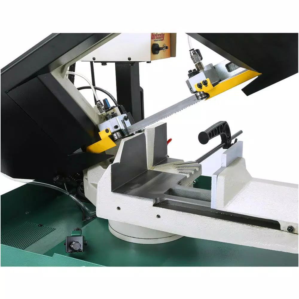 Grizzly Industrial 7" x 8-1/4" Swivel Horizontal Metal-Cutting Bandsaw with Stand