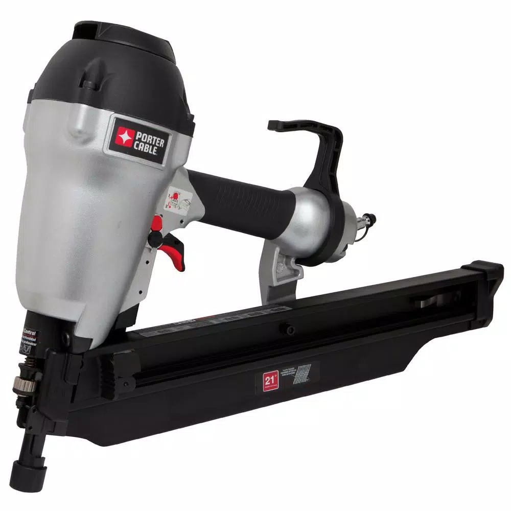 Porter-Cable FR350B 21-Degree 3-1/2 in. Full Round Framing Nailer with Bonus 0-Degree Mini Impact Palm Nailer Kit