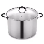 Cook N Home 20 Qt. Stainless Steel Stock Pot with Tempered Glass Lid thumbnail 1
