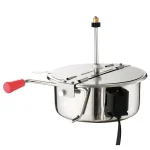 Great Northern Great Norther Foundation 8 oz. Blue Countertop Popcorn Machine with Stainless Steel Kettle thumbnail 5