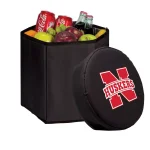 Picnic Time Nebraska Cornhuskers 12 Qt. Bongo Collapsible Soft-Side Cooler - Black thumbnail 1