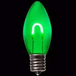 Wintergreen Lighting FlexFilament C9 LED Shatterproof Green Vintage Edison Replacement Bulbs (5-Pack) thumbnail 1