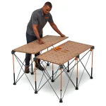 BORA Centipede 24 in. x 48 in. Heavy-Duty Workbench Top with 3/4 in. Dog Holes thumbnail 4