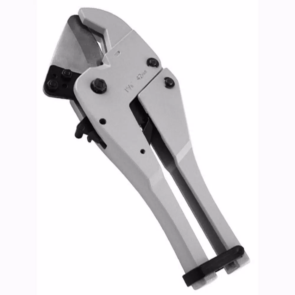 General Tools PVC Cutting Pliers with Ratchet System and Replaceable High-Carbon Steel Blade