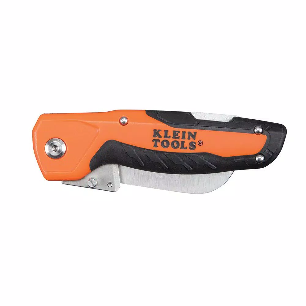 Klein Tools 2.5 in. Folding Cable Skinning Utility Knife with Replaceable Hawkbill Blade