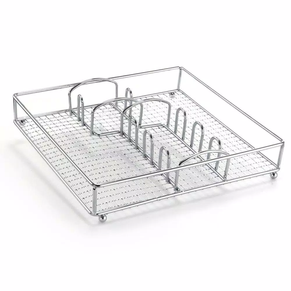 Gibson Home Abbeville 61-Piece Stainless Steel Flatware Set with Wire Caddy, Service for 12