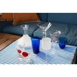 Abigails 8 oz. Clear Glass Double Old Fashioned Tumblers with Red Dot Design, Set of 4 thumbnail 3