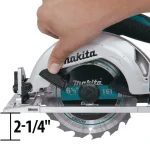 Makita 18V LXT Cordless 6-1/2 in. Circular Saw & Oscillating Multi-Tool Combo Kit (Tool Only) thumbnail 7