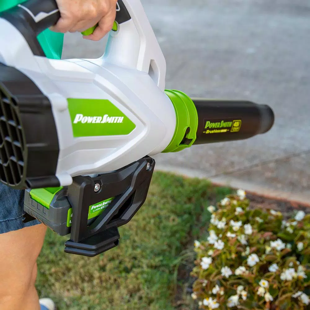 PowerSmith PBL140JH 40V Max Cordless Brushless Leaf Blower Kit with 2.5 Ah Battery and Charger