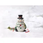 Pfaltzgraff Winterberry 2-Piece Snowman Cookie Jar thumbnail 3