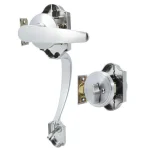 Toledo Fine Locks Single Cylinder Satin Nickel Keyed Entry Handleset thumbnail 2