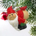 Design Toscano Loonie Moonie Gnome Holiday Ornament, Hand-Painted Resin thumbnail 6