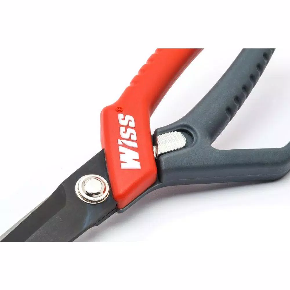 Wiss CRESCENT WISS Single Ring Heavy-Duty Utility Shears with Titanium Coated Serrated Blades