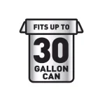 Glad ForceFlexPlus 30 Gallon Black Drawstring Large Outdoor Trash Bags, 50-Count (2-Pack) thumbnail 4