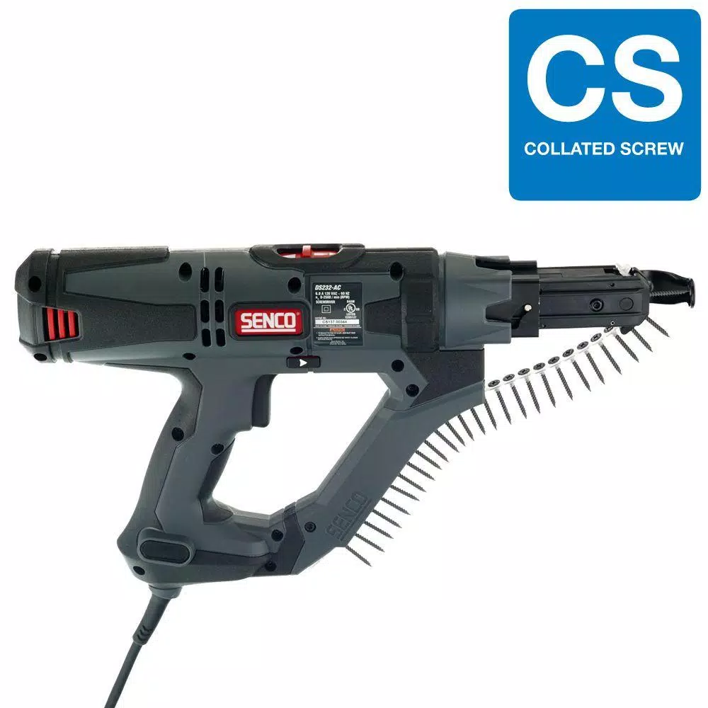 Senco DS232-AC 2 in. Corded Screw Gun, 2,500 RPM High Torque Power Tool