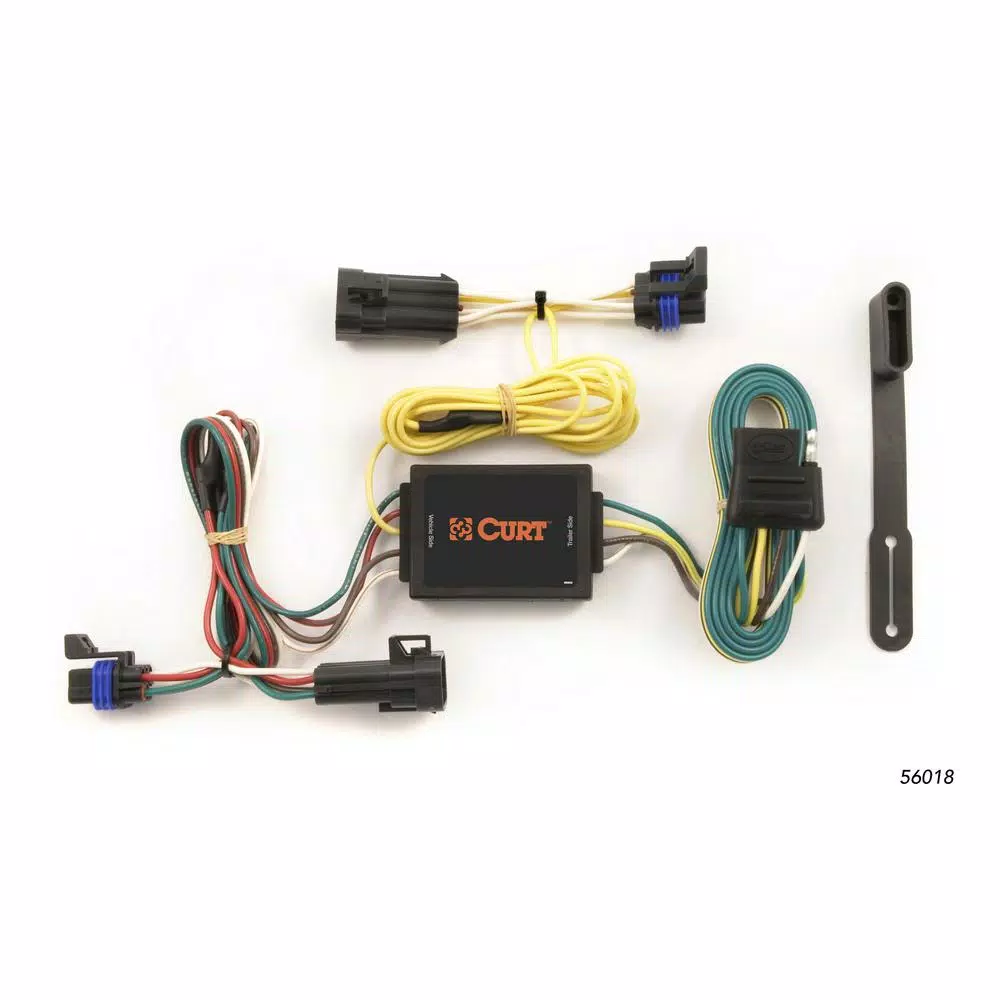CURT Custom Vehicle-Trailer Wiring Harness for Saturn Vue, 4-Way Flat Output
