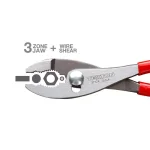 TEKTON 10 in. Slip Joint Pliers with Shear-Type Wire Cutter thumbnail 8