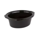 Euro Cuisine 6 Qt. Copper Electric Digital Slow Cooker with Programmable Timer and Hinged Glass Lid thumbnail 7