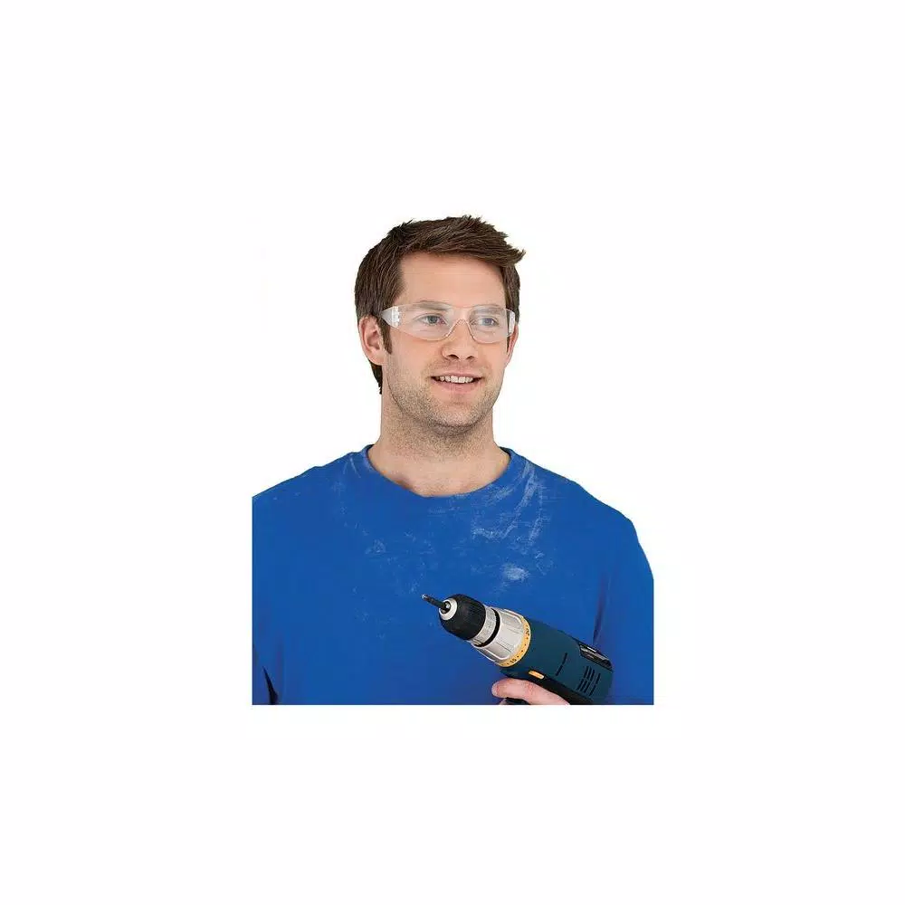 3M Indoor Safety Glasses with Clear Scratch-Resistant Lenses