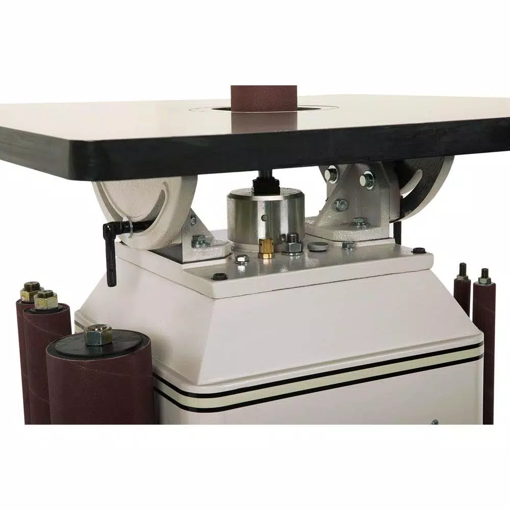 Shop Fox W1686 1 HP Oscillating Spindle Sander with 25.25 in. Cast-Iron Table
