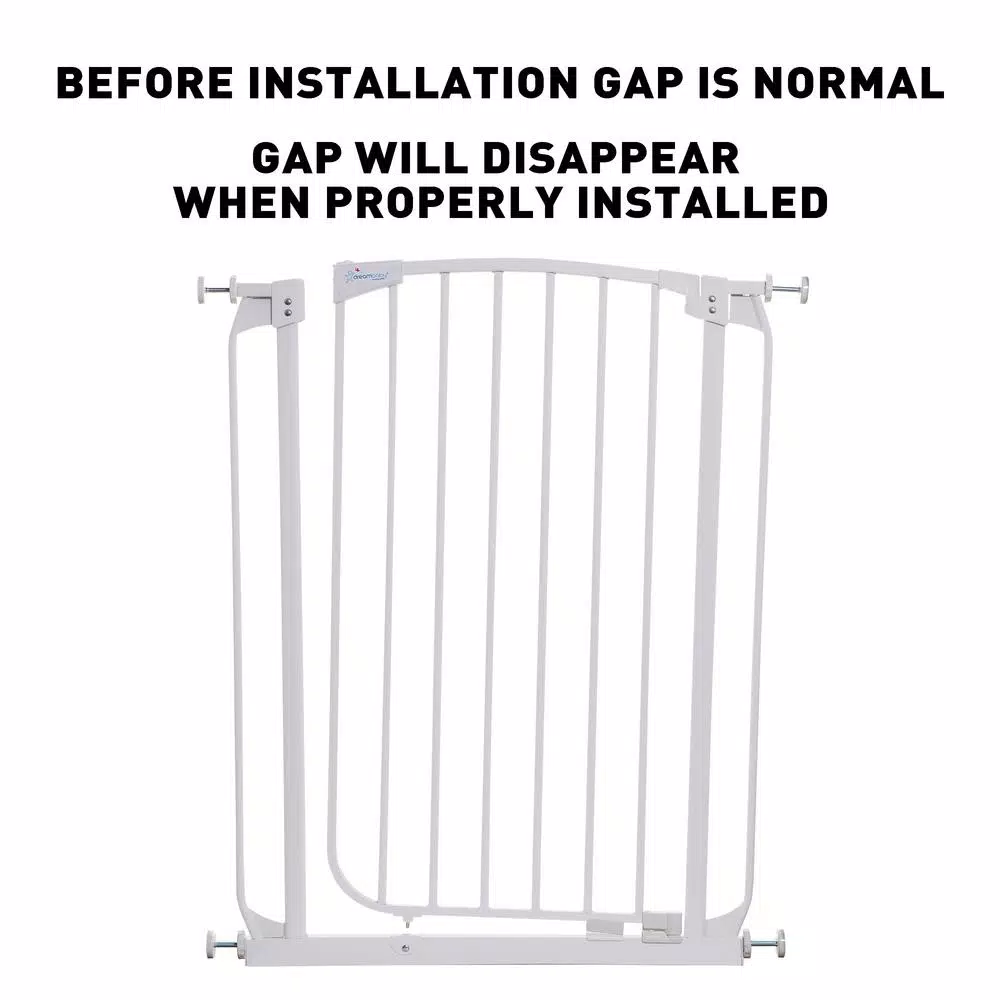 Dreambaby Chelsea Extra Tall Auto-Close Security Gate, 39.4 in. Height, White