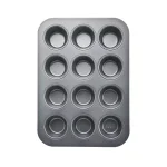 Chicago Metallic Commercial II 12-Cup Non-Stick Muffin Pan, Aluminized Steel thumbnail 1