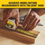 Stanley 30 ft. PowerLock Tape Measure with Mylar Coating and Stud-Center Markings thumbnail 6