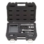 DEWALT 37-Piece 1/4 in. Drive Metric Socket Set with Ratchet and Bit Driver thumbnail 3